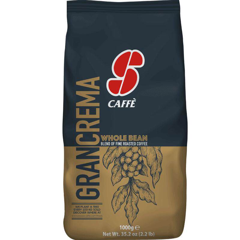 意大利进口ESSSE CAFFE蓝标意式特浓缩咖啡豆深度烘焙黑咖精品1kg