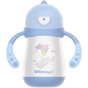 LittleTiny怪兽保温杯婴儿水杯儿童吸管杯宝宝学饮杯6个月1岁以上