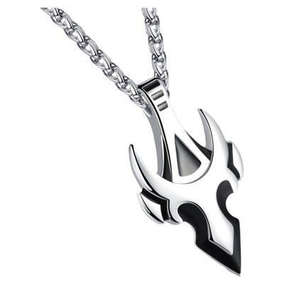 金牛座项链男钛钢牛头变形金刚吊坠男士12星座挂坠韩版配饰品刻字