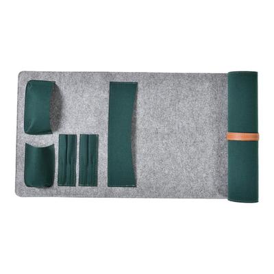 笔墨纸砚书法收纳毛毡包