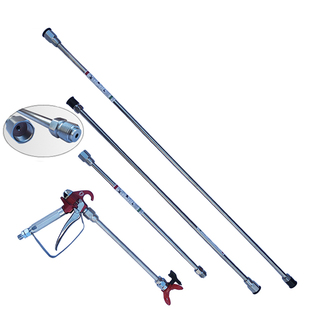 无气喷涂机加长杆鸭嘴座枪嘴喷枪喷涂机高压管万向接头通用型配件