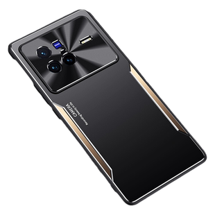 金属新品适用vivox80手机壳磁吸支架X80pro保护套八十外壳viv0新款vivo80磨砂硬壳镜头全包vivi防摔简约男Pro