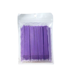 纳米棉签棒美睫尖头小极细迷你清洁棉棒嫁接细节眼线卸睫毛化妆用