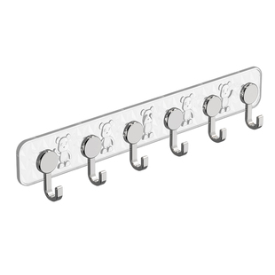 轻奢挂钩强力粘胶免打孔粘钩浴室卫生间挂衣钩贴墙壁门后无痕挂钩