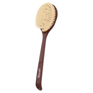 椰丝鬃毛沐浴刷加长猪鬃毛干刷湿刷2合1仿手掌弧形长柄男女搓澡刷