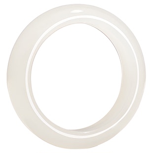 珪宝和田玉羊脂白玉戒指男女款天然玉石素面玉指环情侣对戒正品