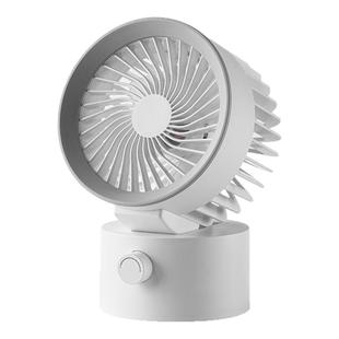 桌面小风扇便捷式静音小型办公室桌上工位强力制冷摇头电风扇降温随身充电usb学生宿舍迷你办公室卧室空调扇f