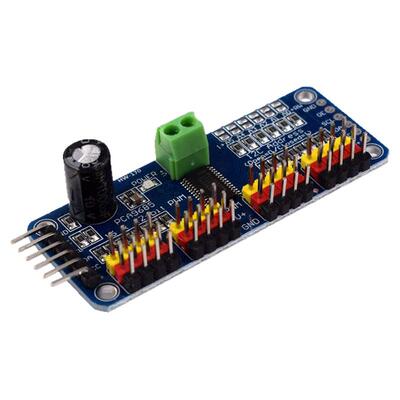 现密斯 16路 PWM/Servo/舵机驱动板 控制器 机器人 IIC PCA9685