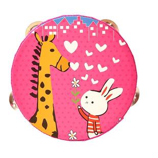 儿童手拍鼓铃鼓摇铃奥尔夫乐器1-3-6岁幼儿园老师用表演手鼓玩具