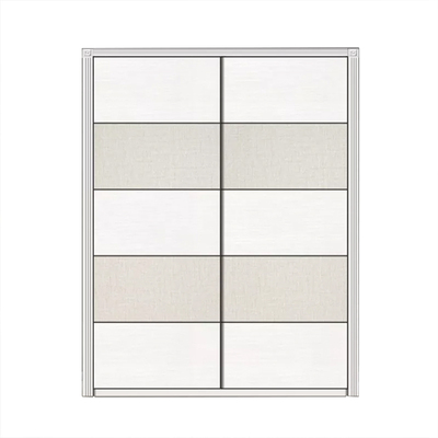 美达斯定制金属衣柜移门框架衣帽间推拉门实木门现代简约隔断木门