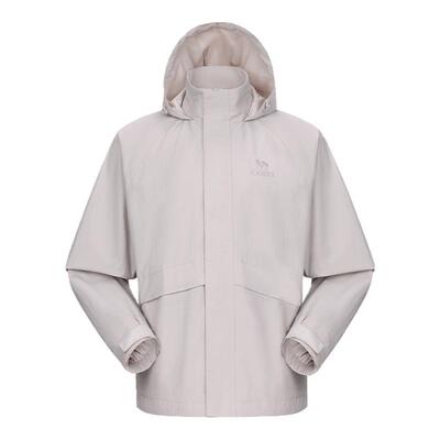 骆驼男防晒防水防风透气连帽夹克