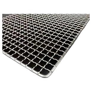 304不锈钢烧烤网方形烤箱烤网烘焙网加粗厚室内户外烧烤架网