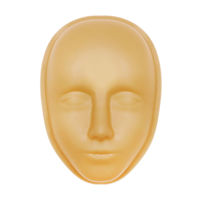 纹绣人脸练习皮5D仿真硅胶立体皮