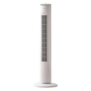 美的家用塔扇轻音无叶电风扇定时立式落地扇卧室大风摇头ZAF09MA