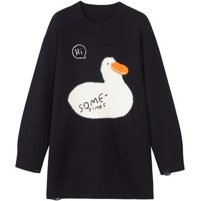 urlazh/有兰柯尔鸭毛衣连衣裙