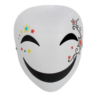 漆黑的子弹 蛭子影胤面具cos装扮鬼脸v字小丑树脂面具包邮