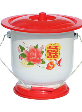 痰盂坐便器高脚尿桶起夜防臭卧室