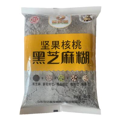 世纪春加钙500g早代餐黑芝麻糊