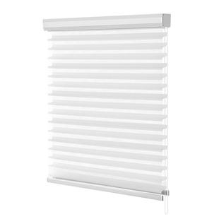 电动香格里拉帘百叶窗帘免打孔卧室卫生间客厅阳台遮光卷帘拉卷式