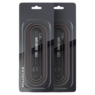 川泽钢丝钓鱼失手绳自动伸缩鱼竿大物防丢绳新款高端防脱绳防脱手