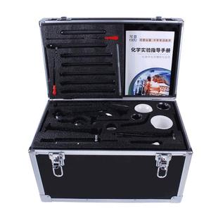 新款初高中化学实验器材全套装箱含试剂九年级初三中考玻璃烧杯试管蒸馏器冷凝管启普发生器教具科学材料包