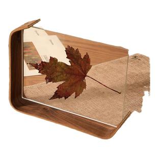 高级感相框摆台亚克力双面透明画框6寸7个性创意树叶标本装裱摆件