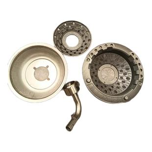 静音炉头炉盆低分呗加厚炉盆带内衬套装改装配件天然气液化气通用