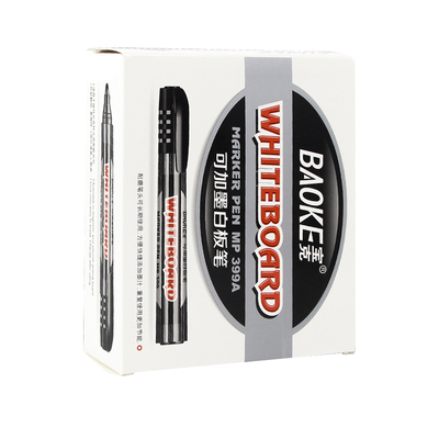 宝克白板笔可加墨水粗大头儿童用