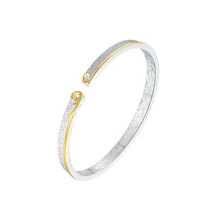 老凤祥凤凰于飞纯银手镯女款2025新款999足银镯子生日礼物送女友