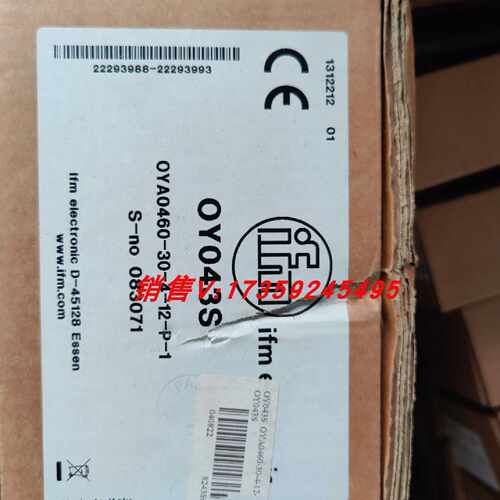 议价IFM OY043S OO5005 O3M960 O2I100 O1D155 易福门 全新原装正