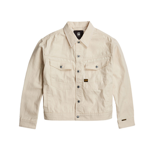 G-STAR RAW Dakota工字扣男春秋潮流百搭通勤痞帅夹克外套D23593