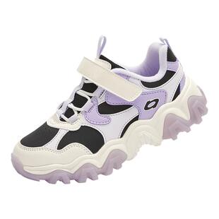 巴拉巴拉童鞋儿童运动鞋女童鞋2025新秋冬鞋子厚底老爹鞋撞色潮流