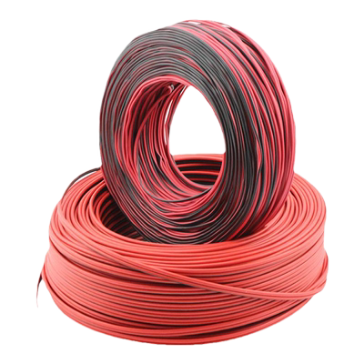 RVB纯铜平行线2芯*0.5 0.75 1.5平方 红黑双并电源led喇叭监控线