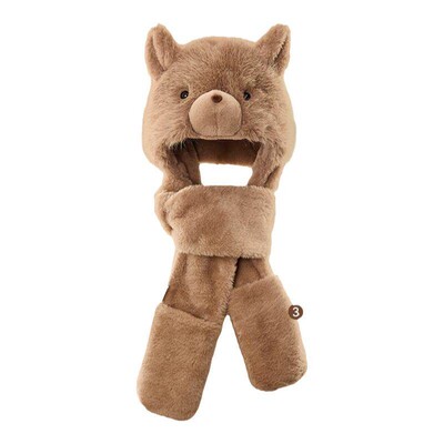 【粉丝福利】TheGreenParty萌趣护耳帽秋冬显脸小送女生毛绒帽子