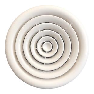 塑料ABS圆形散流器卡扣弹簧式新风系统新风口排风送风排风通风口