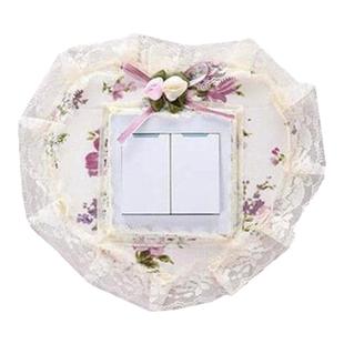 开关套子布艺86型开关贴开关边框套开关板装饰插座套开关贴闭火贴