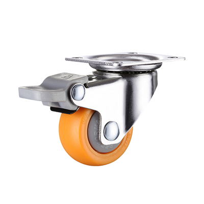 家具床头柜带轴承尼龙平板万向轮