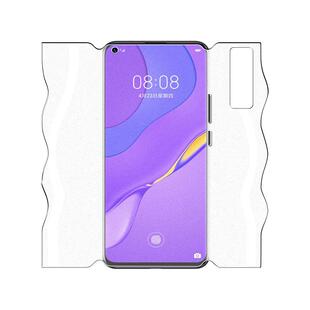适用华为nova7pro手机膜防指纹nova7磨砂膜电竞游戏nova7se钢化水凝膜全包边novo前后一体软膜全屏曲面保护膜