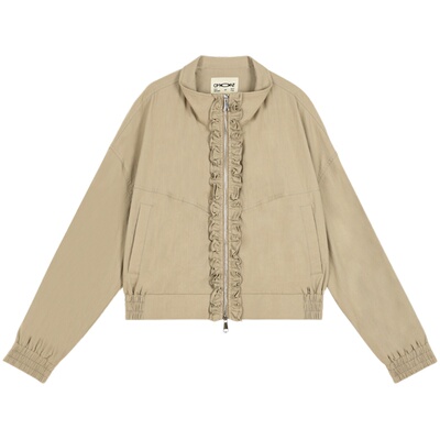 omont蛋挞家短款夹克短外套