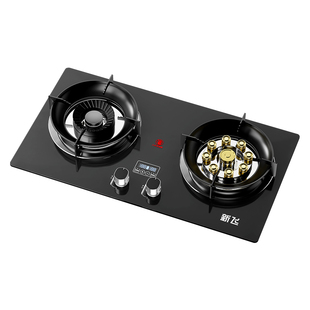 新飞燃气灶双灶家用嵌入式天然气灶台式液化气灶猛火灶具煤气双灶