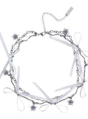 Starfire锆石女芭蕾风锁骨链