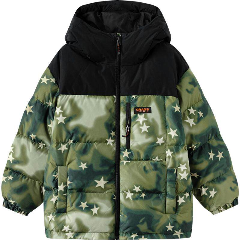 巴拉巴拉男童羽绒服大童加厚外套