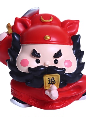 普陀山正品关公钟馗驱邪摆件