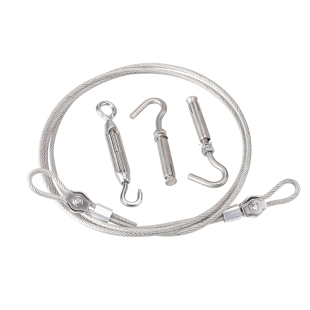 304不锈钢晾衣绳钢丝晒衣绳晾衣架户外包塑窗帘挂线绳子家用室外