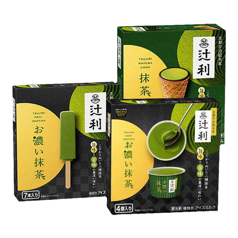 日本进口明治达利抹茶冰淇淋