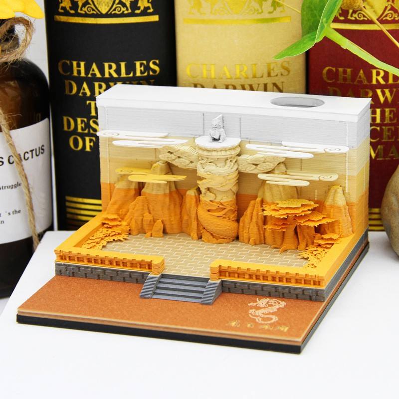 3d立体便签北京天坛立体文摆件故宫便签手便签撕便利贴纸创礼品雕