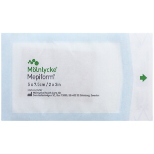 瑞典美皮护Mepiform疤痕贴妊娠纹双眼皮修复7.5*5cm整盒2片