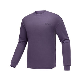 SKECHERS斯凯奇男长袖新款华夫格舒适休闲T恤上衣 P425M191