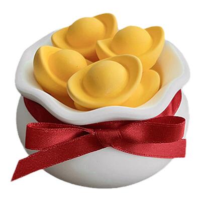 香薰摆件桌面摆件聚宝盆元宝