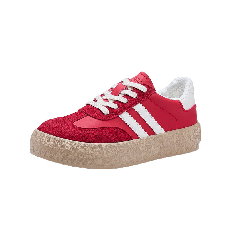 Semir女鞋新款复古厚底德训鞋